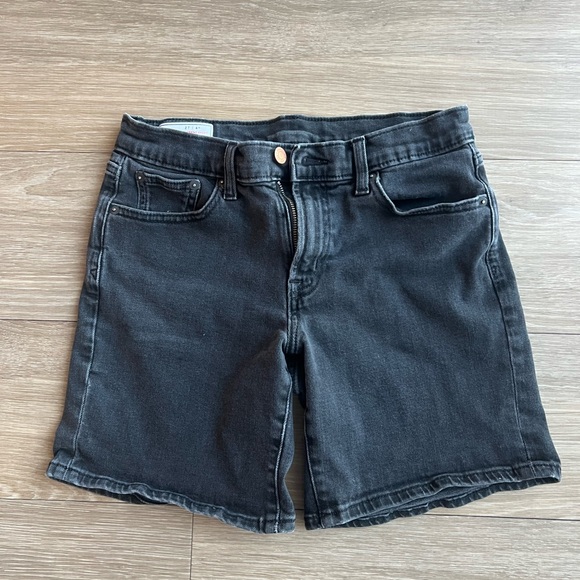 GAP Pants - Gap Black Denim Shorts Mid Rise Size 4